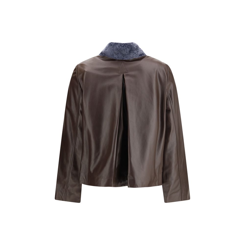 Brown Leather Leather Jacket