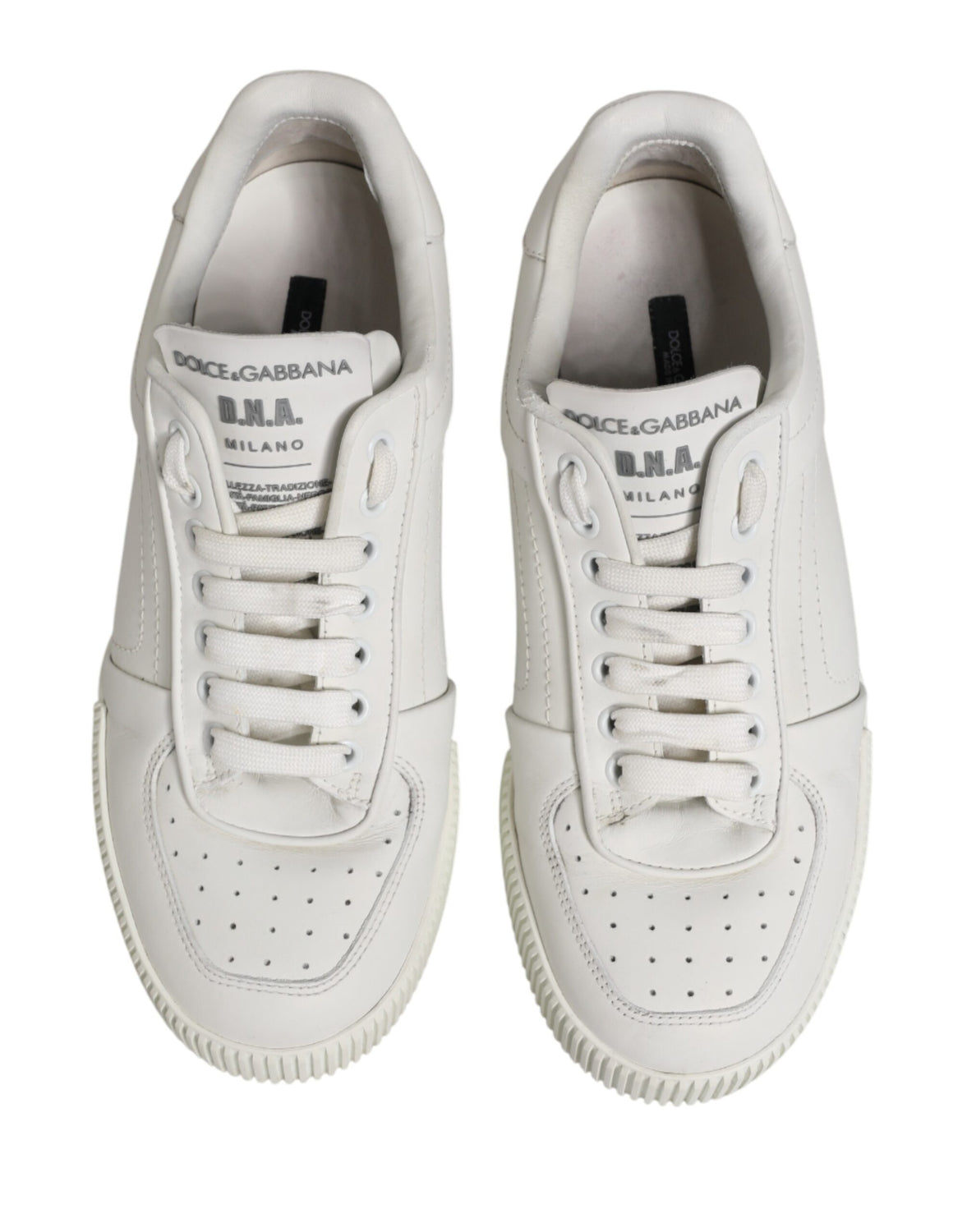 White MIAMI Calf Low Top Men Sneakers  Shoes