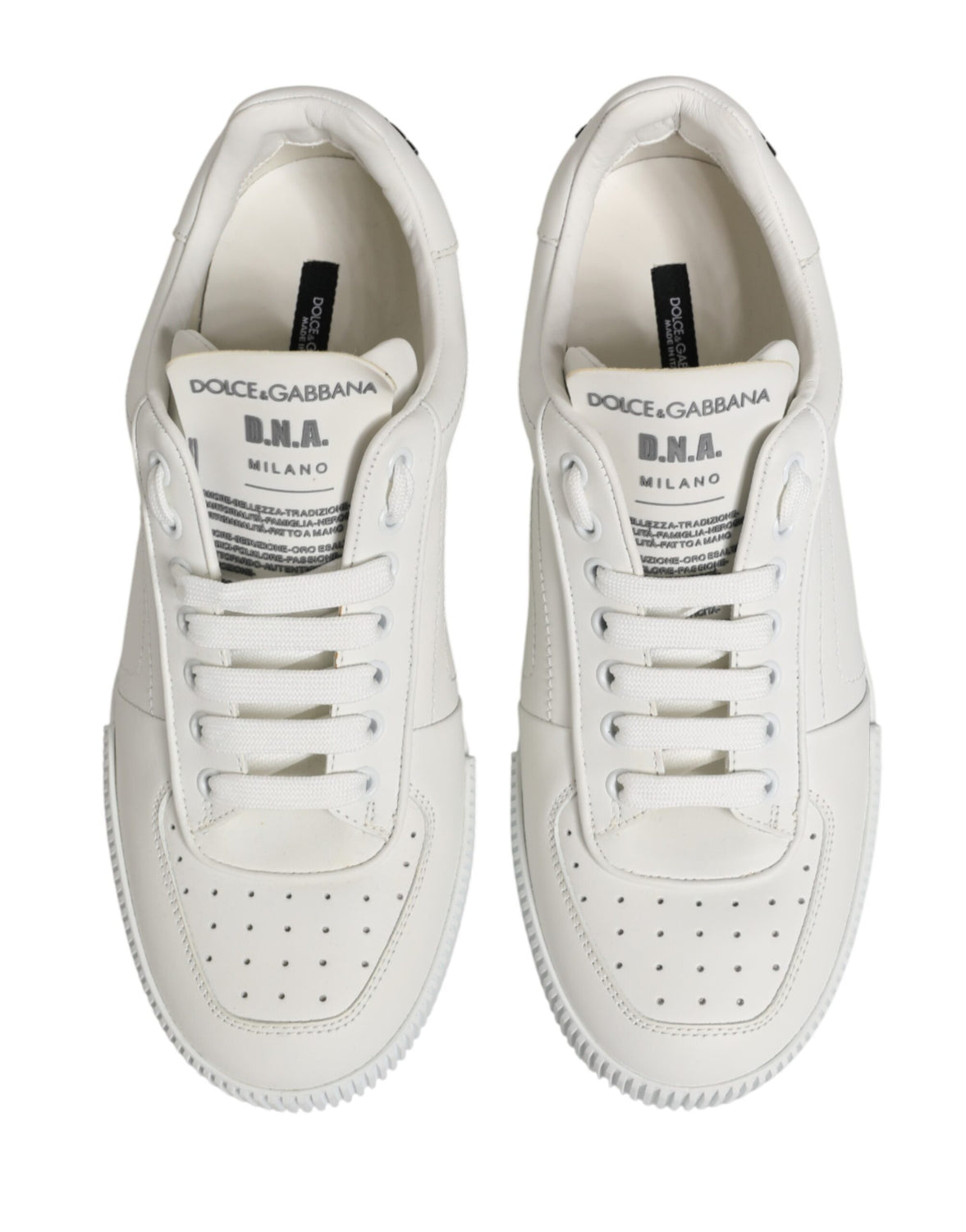 MIAMI Calf Low Top Men Sneakers  White