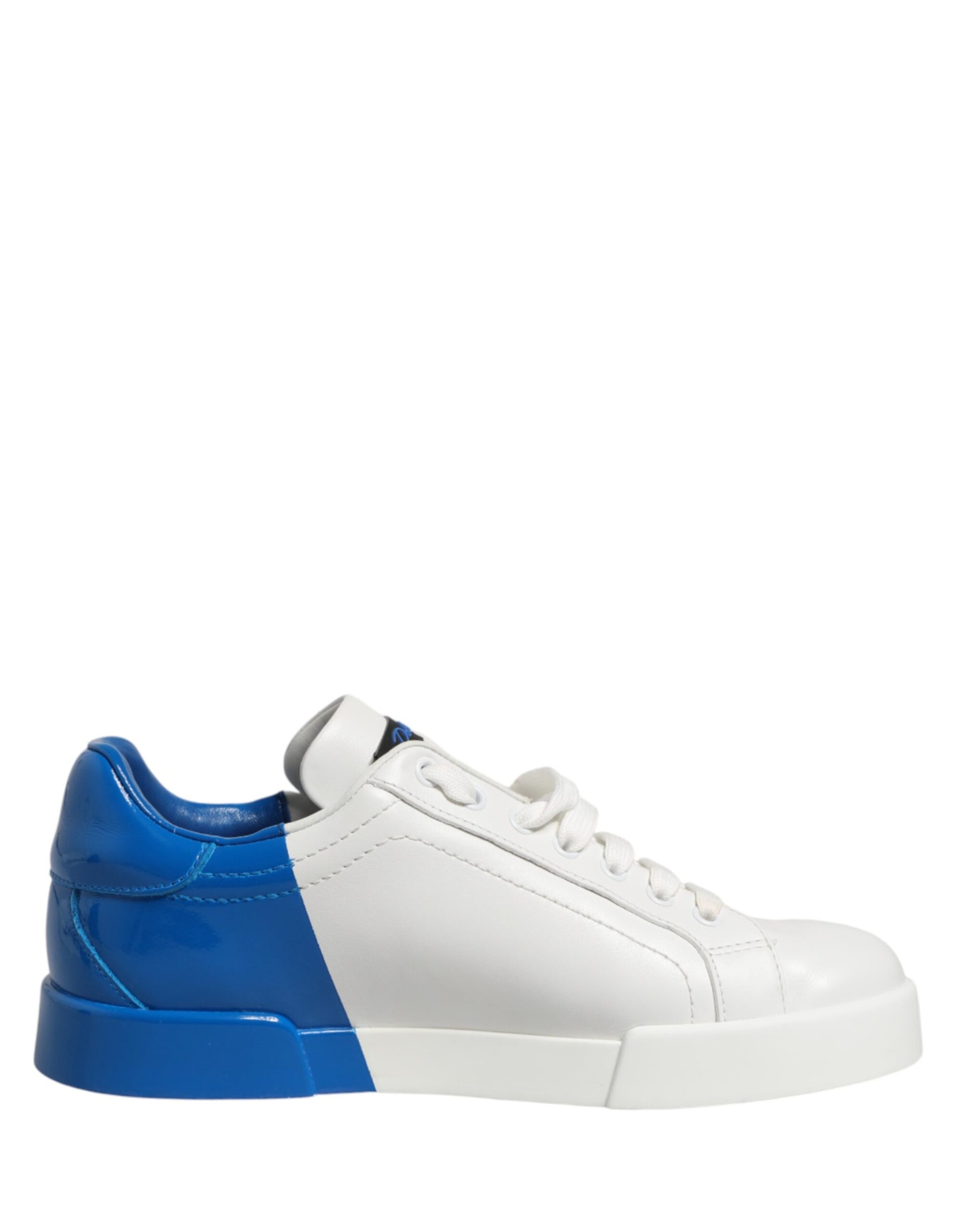 White Blue Portofino Low Top Sneakers Shoes