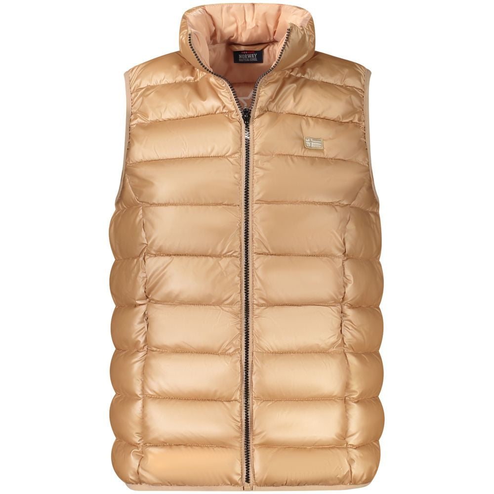Pink Polyamide Women's Vest