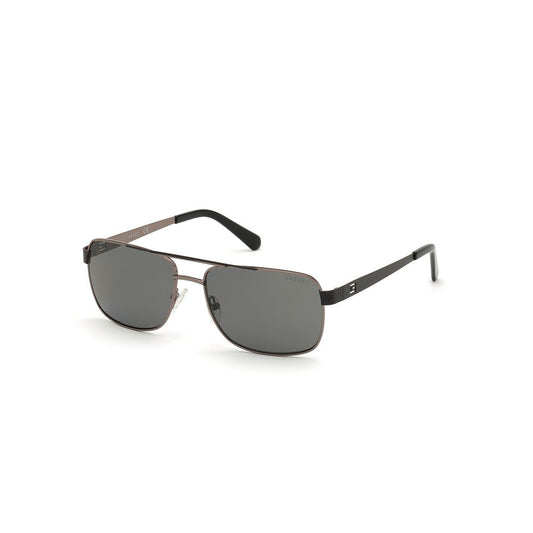 Gray Metal Sunglasses