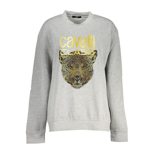 Grigio Polyester Woman Sweatshirt