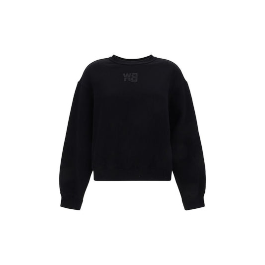 Black Cotton Sweatshirt