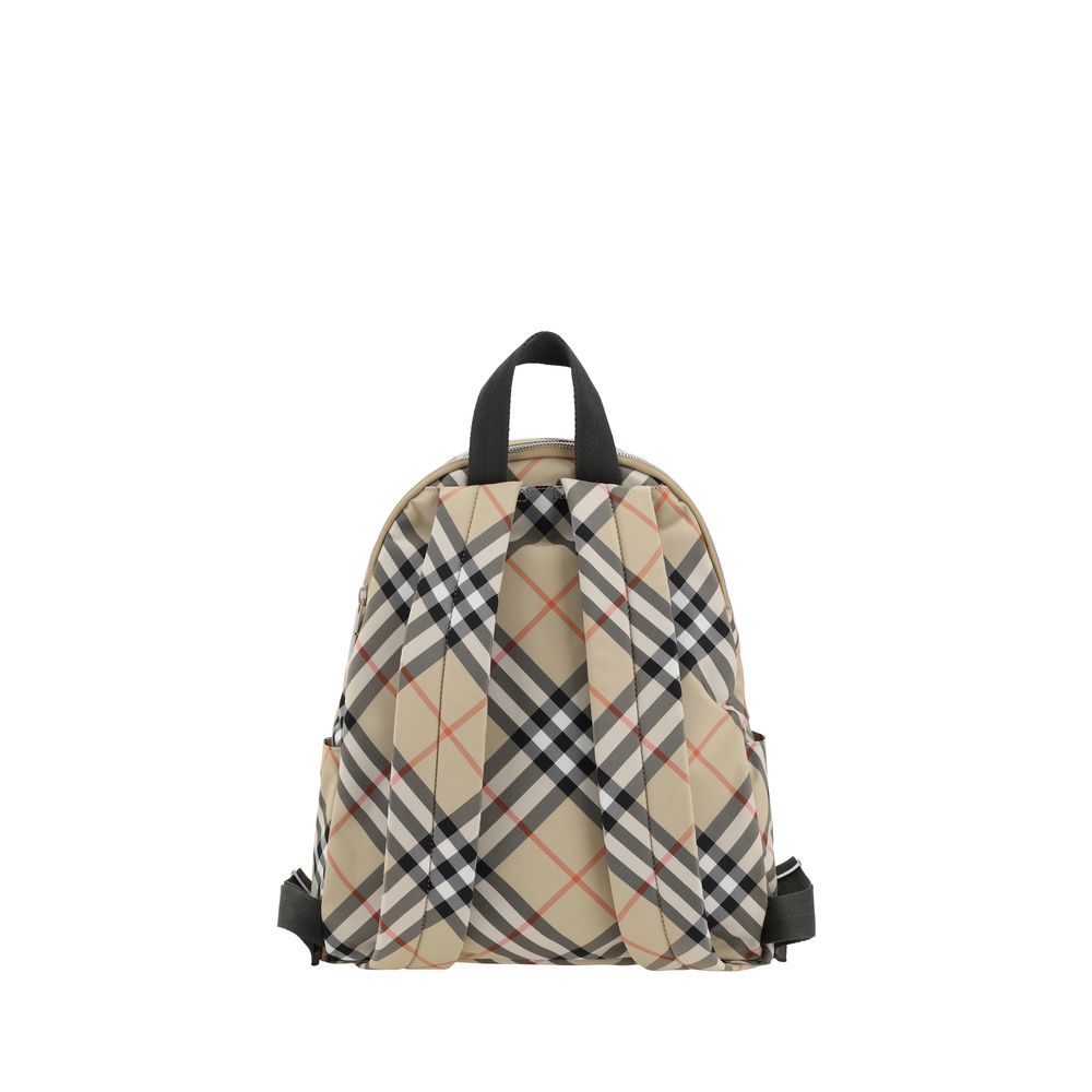 Beige Polyester Backpack