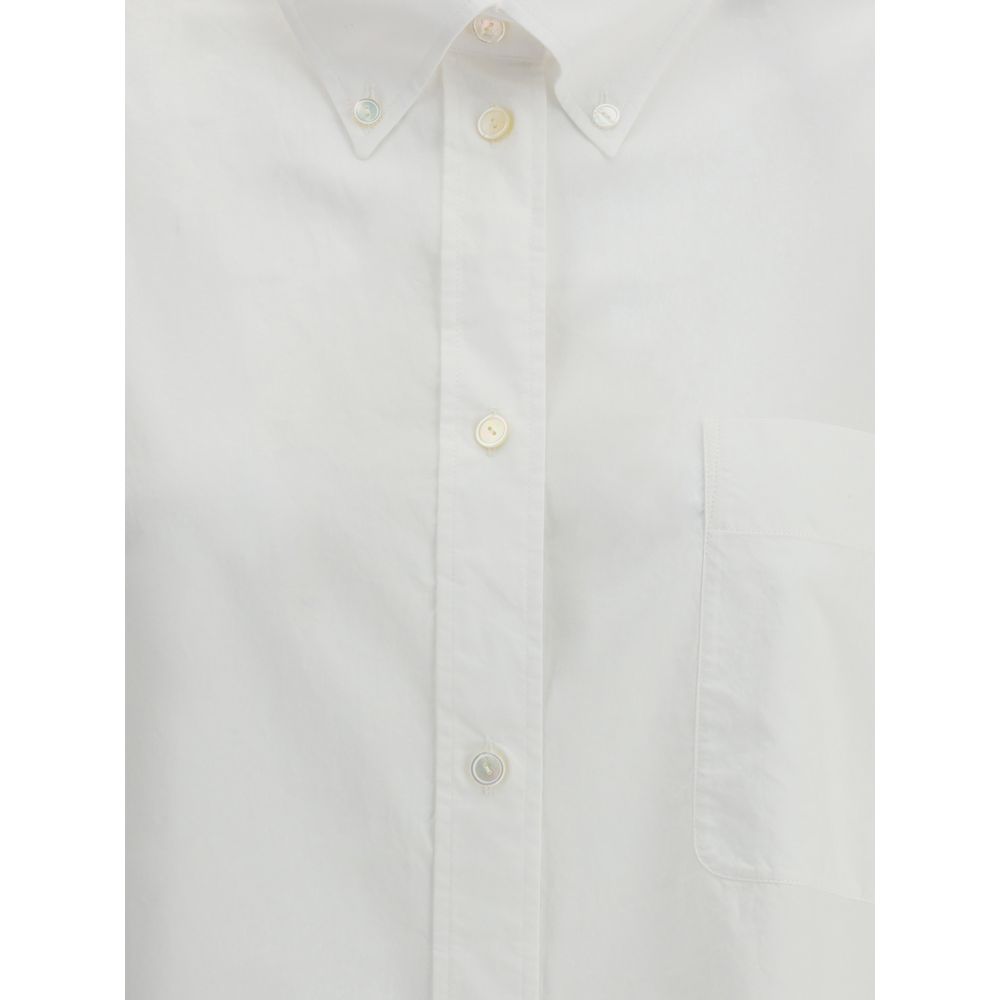 White Cotton Dress Shirt