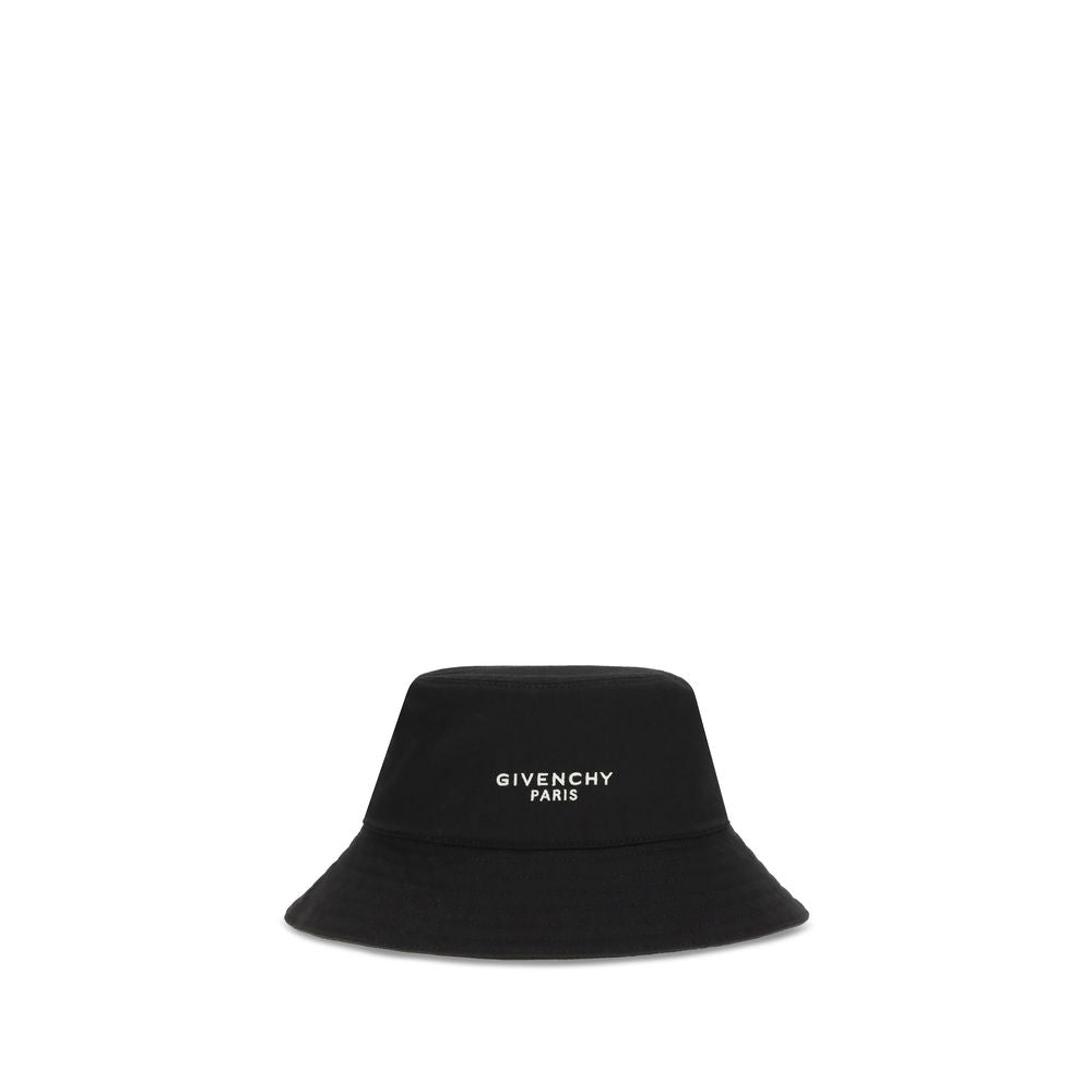 Black Cotton Bucket Hat