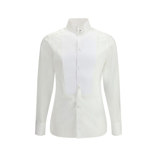 White Cotton Dress Shirt