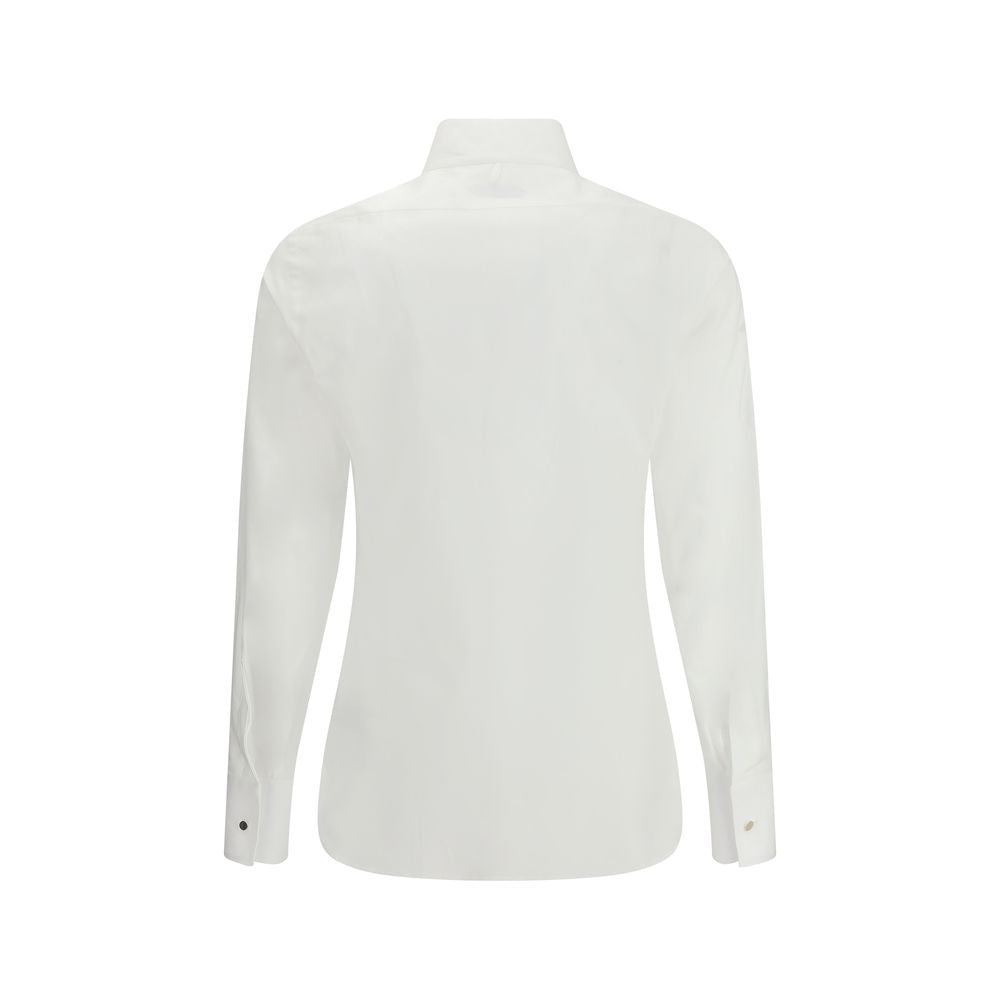 White Cotton Dress Shirt