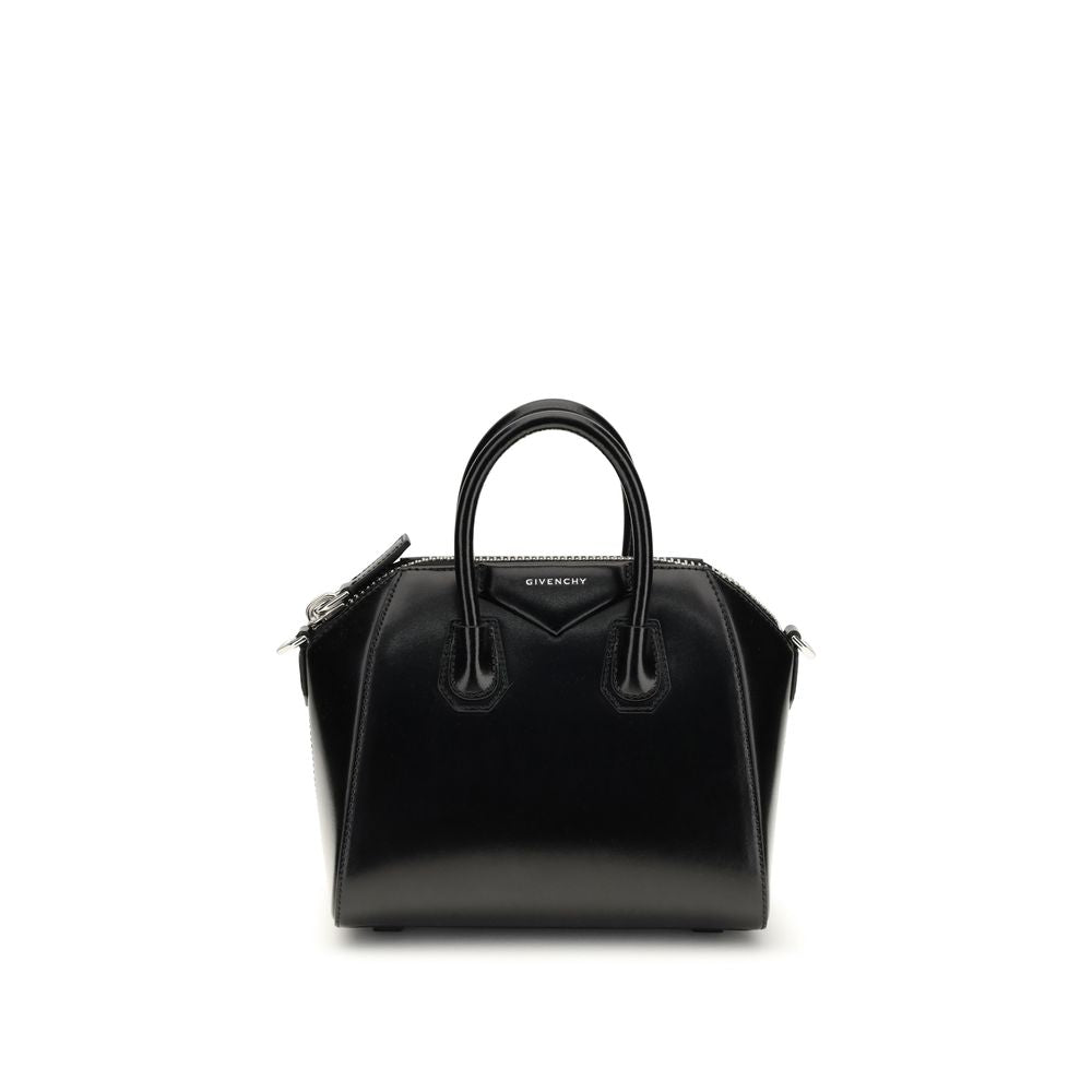 Black Calf Leather Bos Taurus Handbag