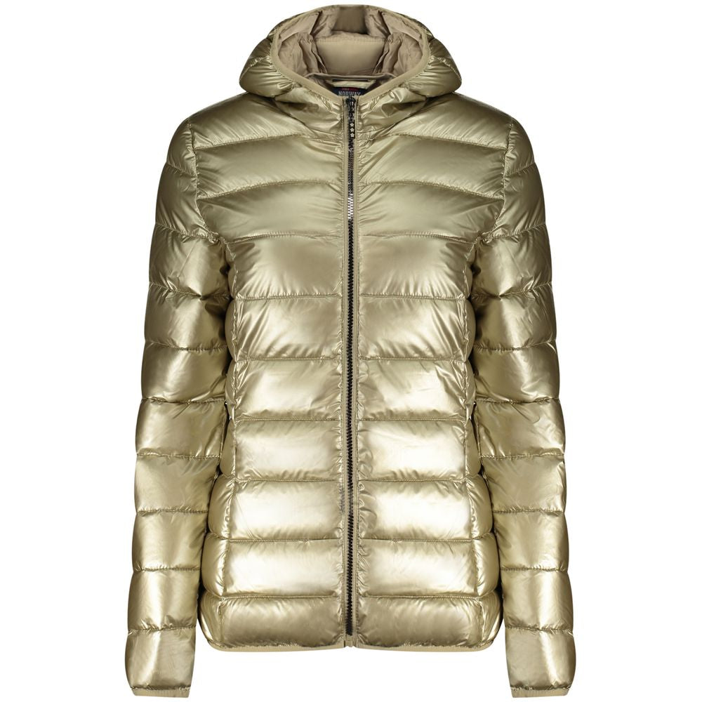 Gold Polyamide Women's Jacket