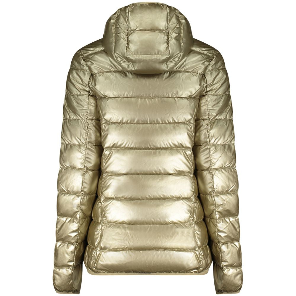 Gold Polyamide Women's Jacket