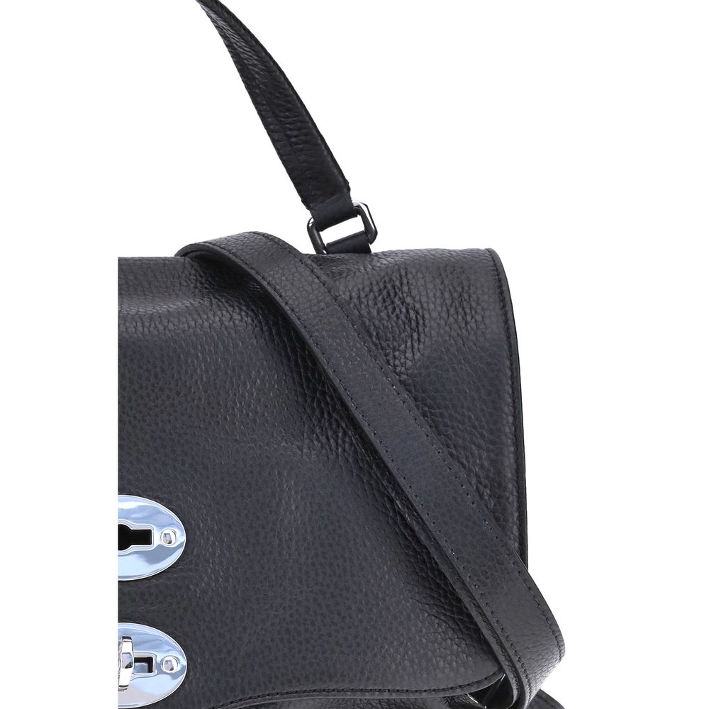 Black Calf Leather Bos Taurus Shoulder Bag