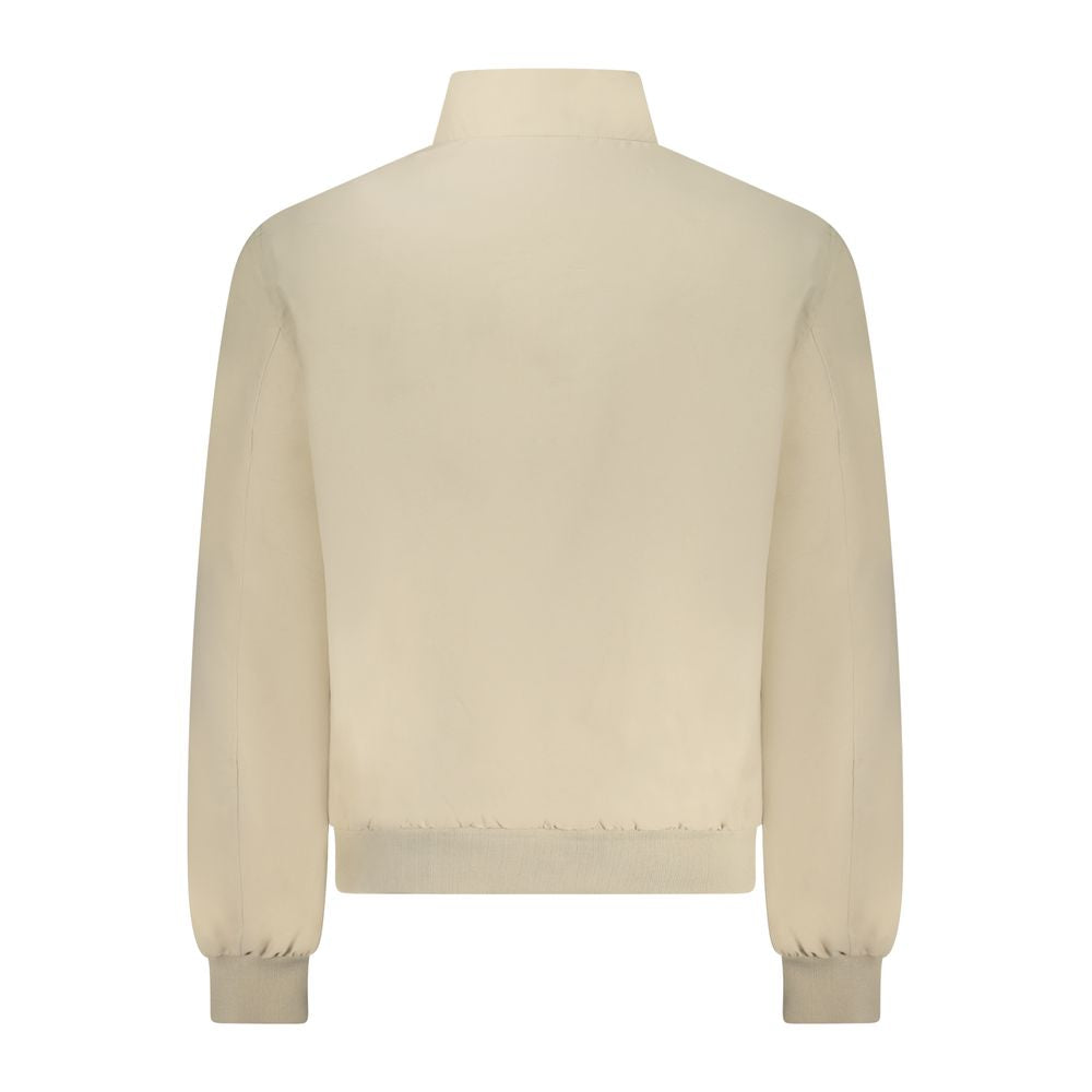 Beige Cotton Male Jacket