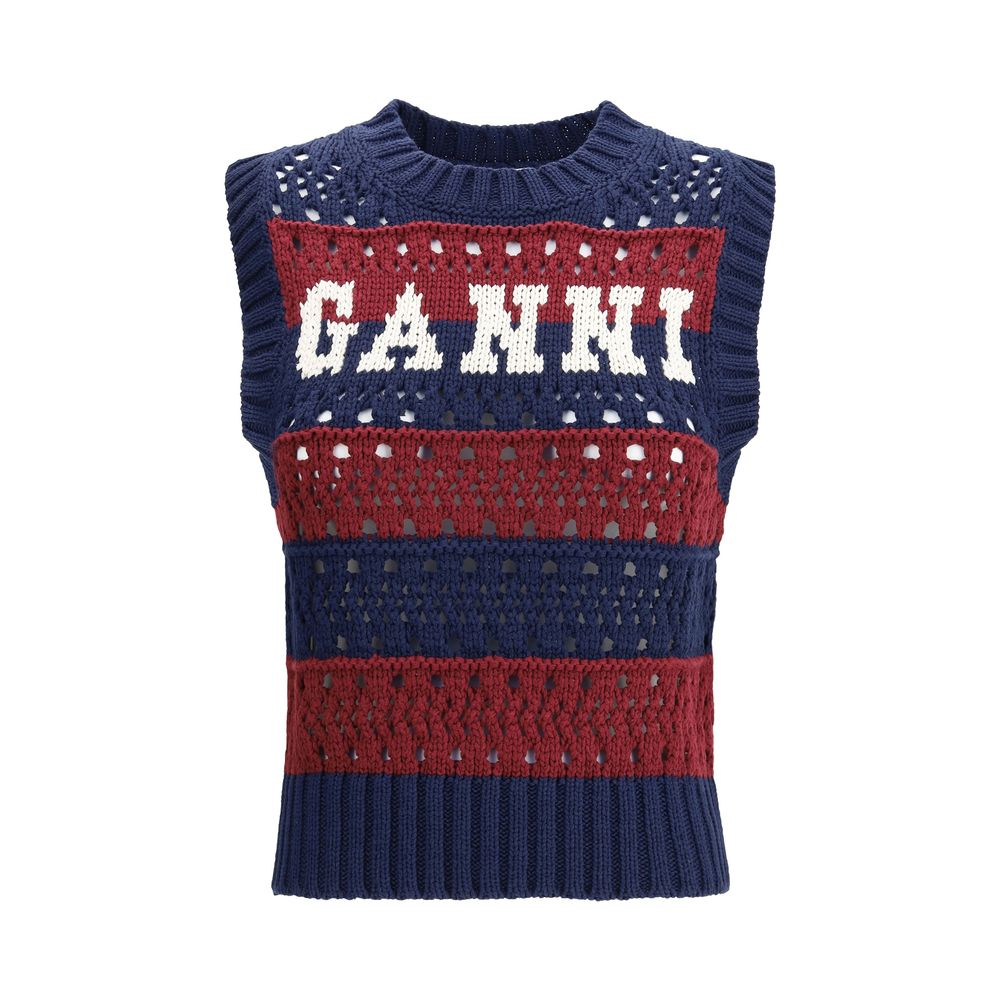 Blue Recycled Cotton Sweatshirt