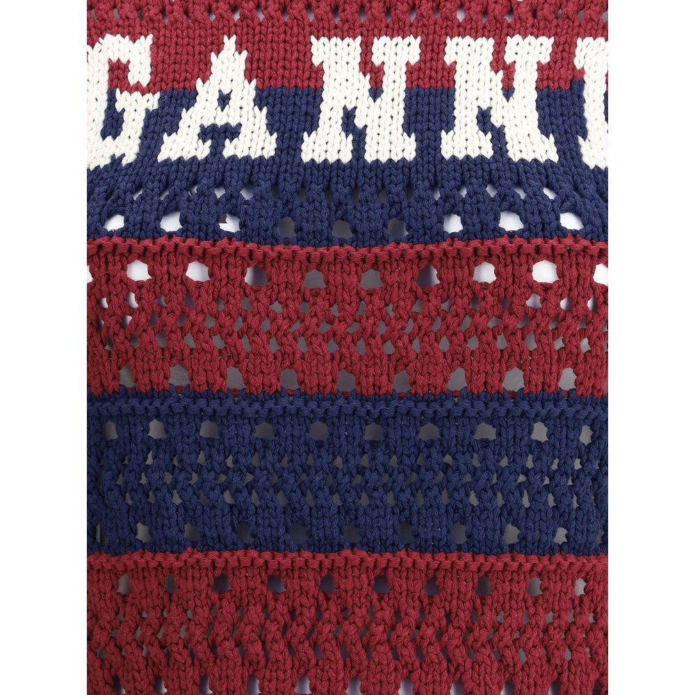 Blue Recycled Cotton Sweatshirt