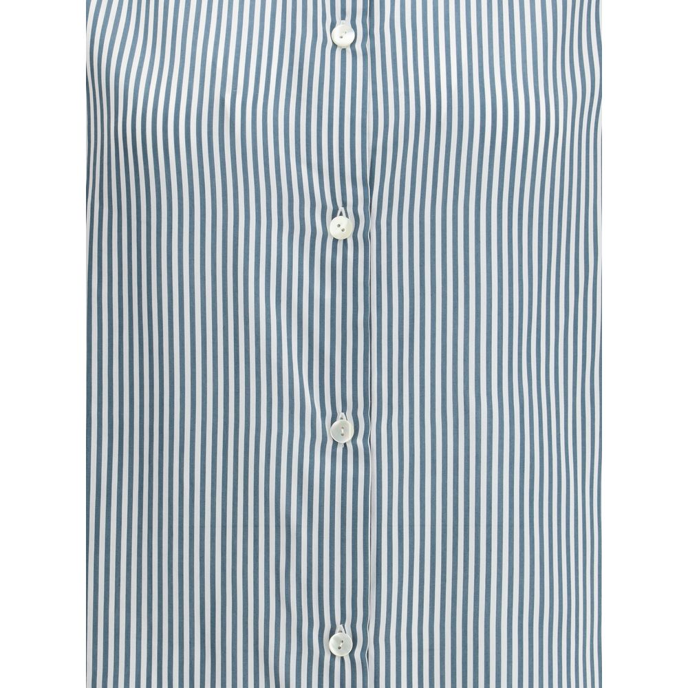 Bicolor Viscose Pattern Shirt