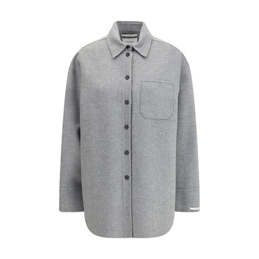 Gray Wool Shirt
