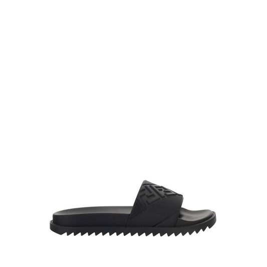 Black Rubber Sandals