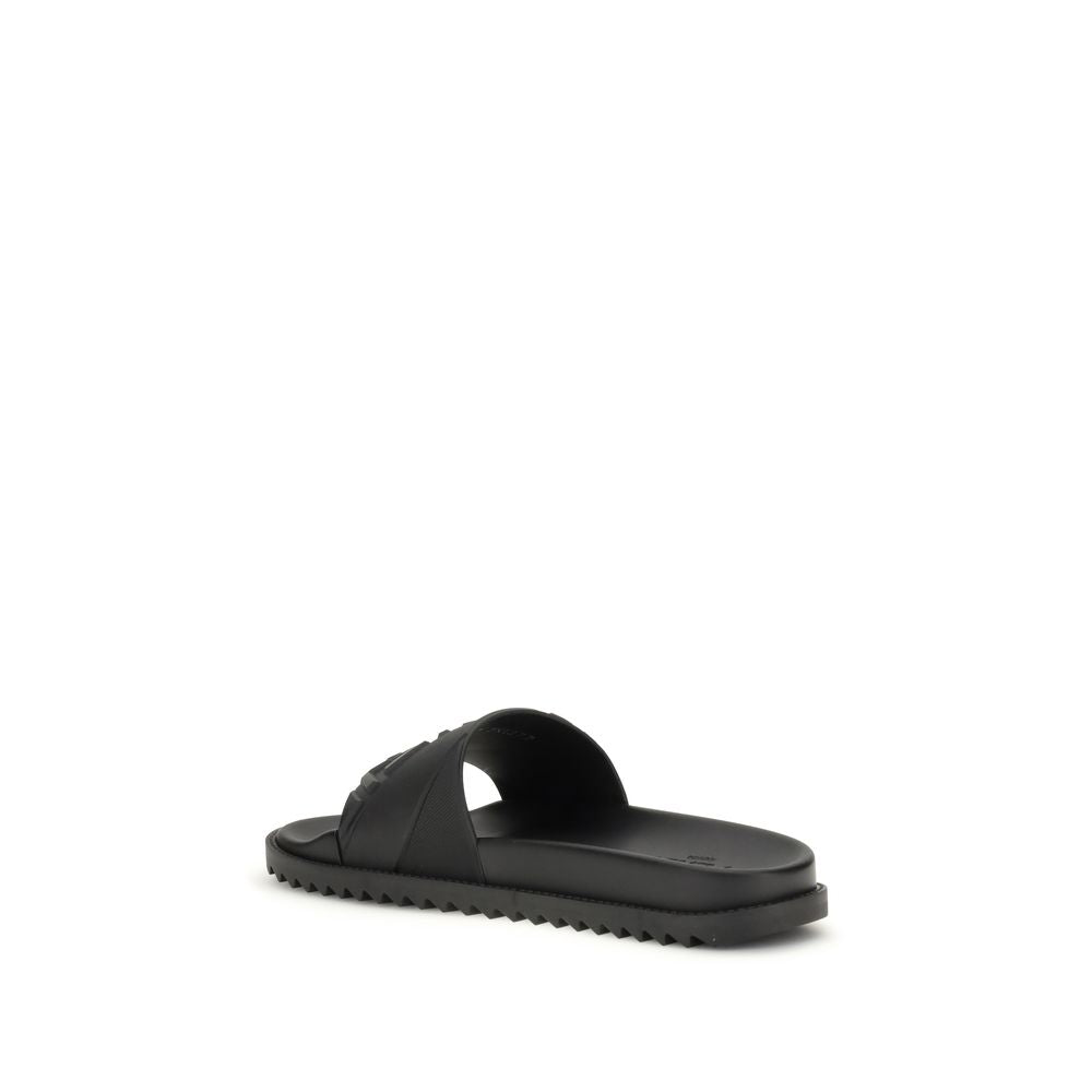 Black Rubber Sandals