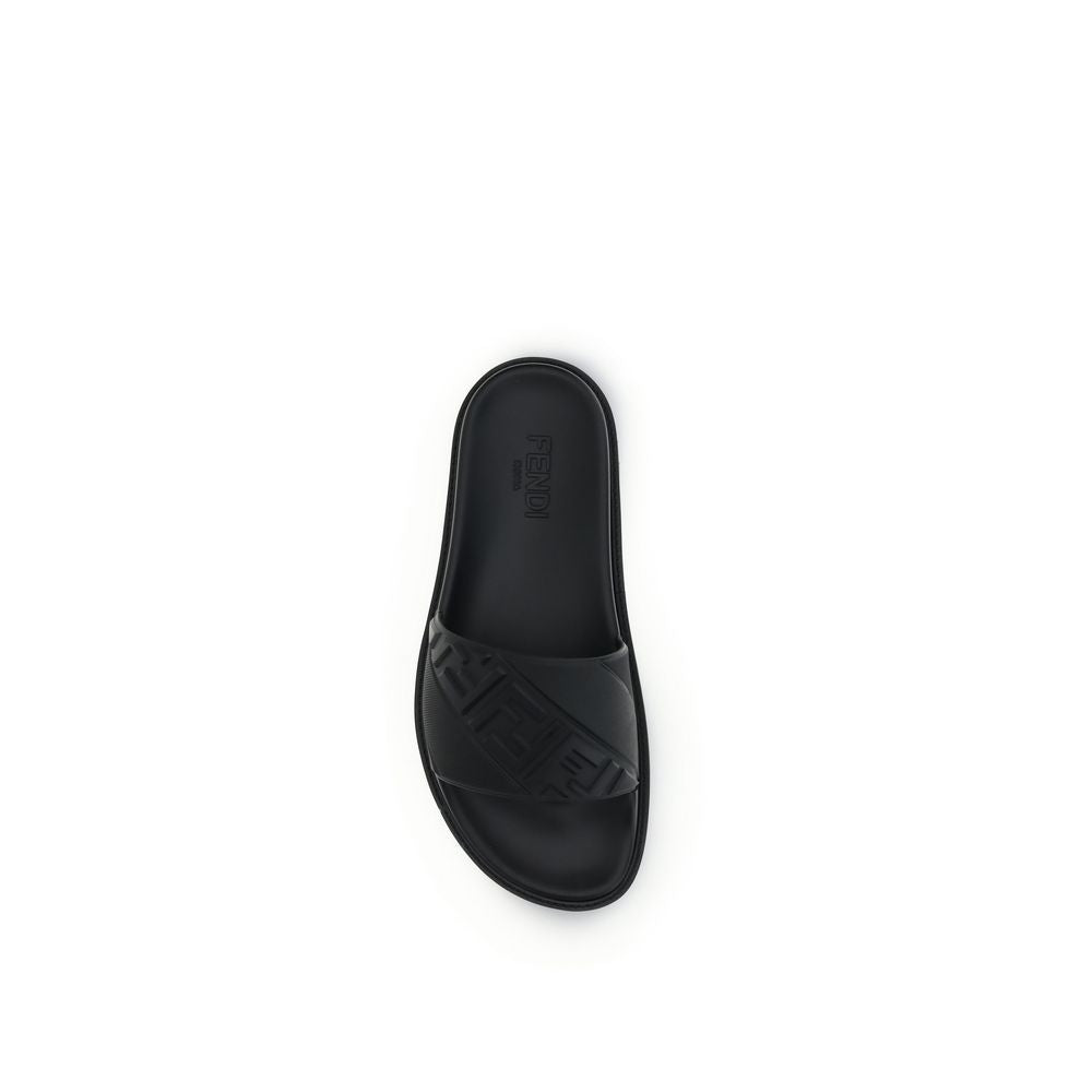 Black Rubber Sandals
