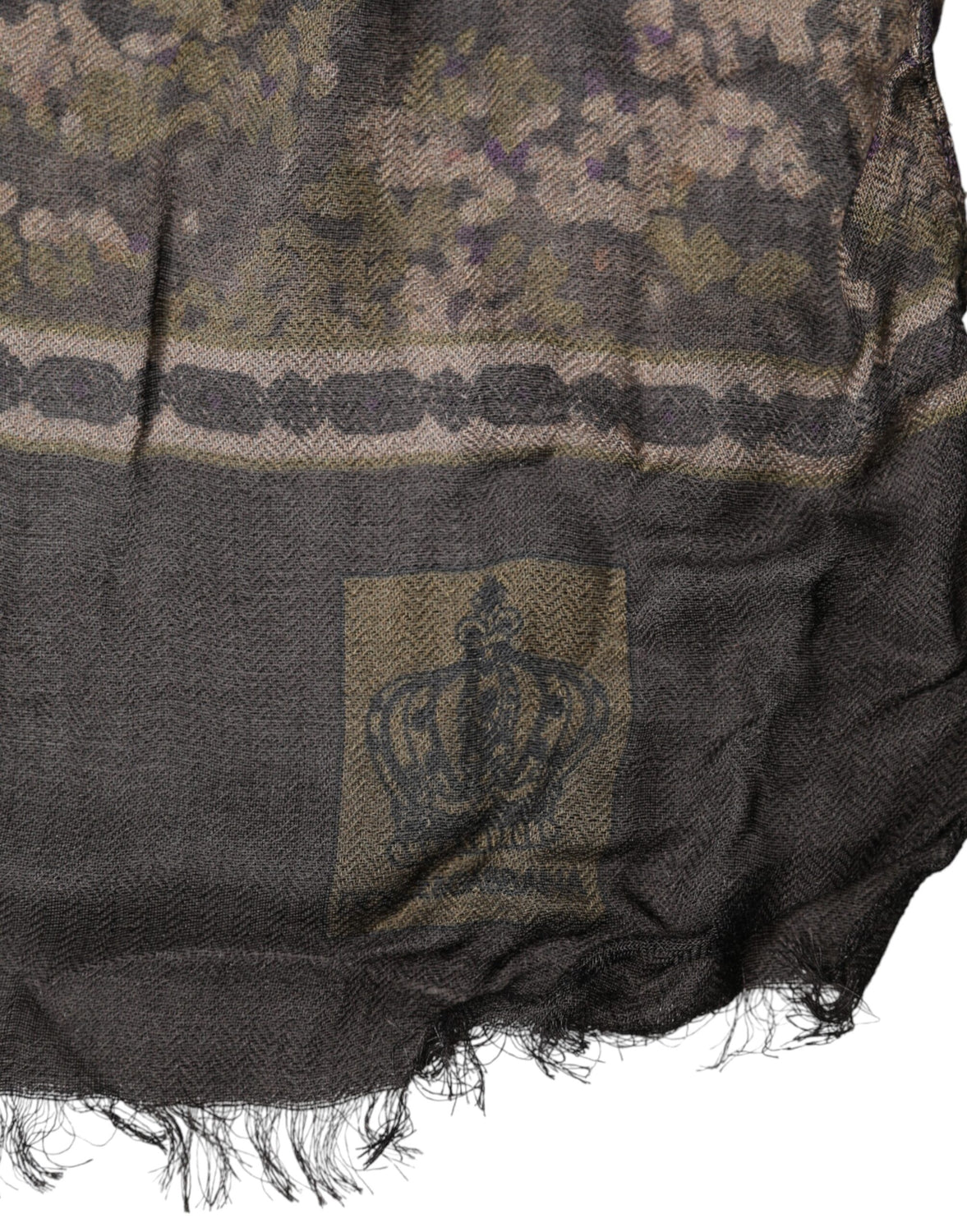 Brown Camouflage Modal Men Shawl Scarf