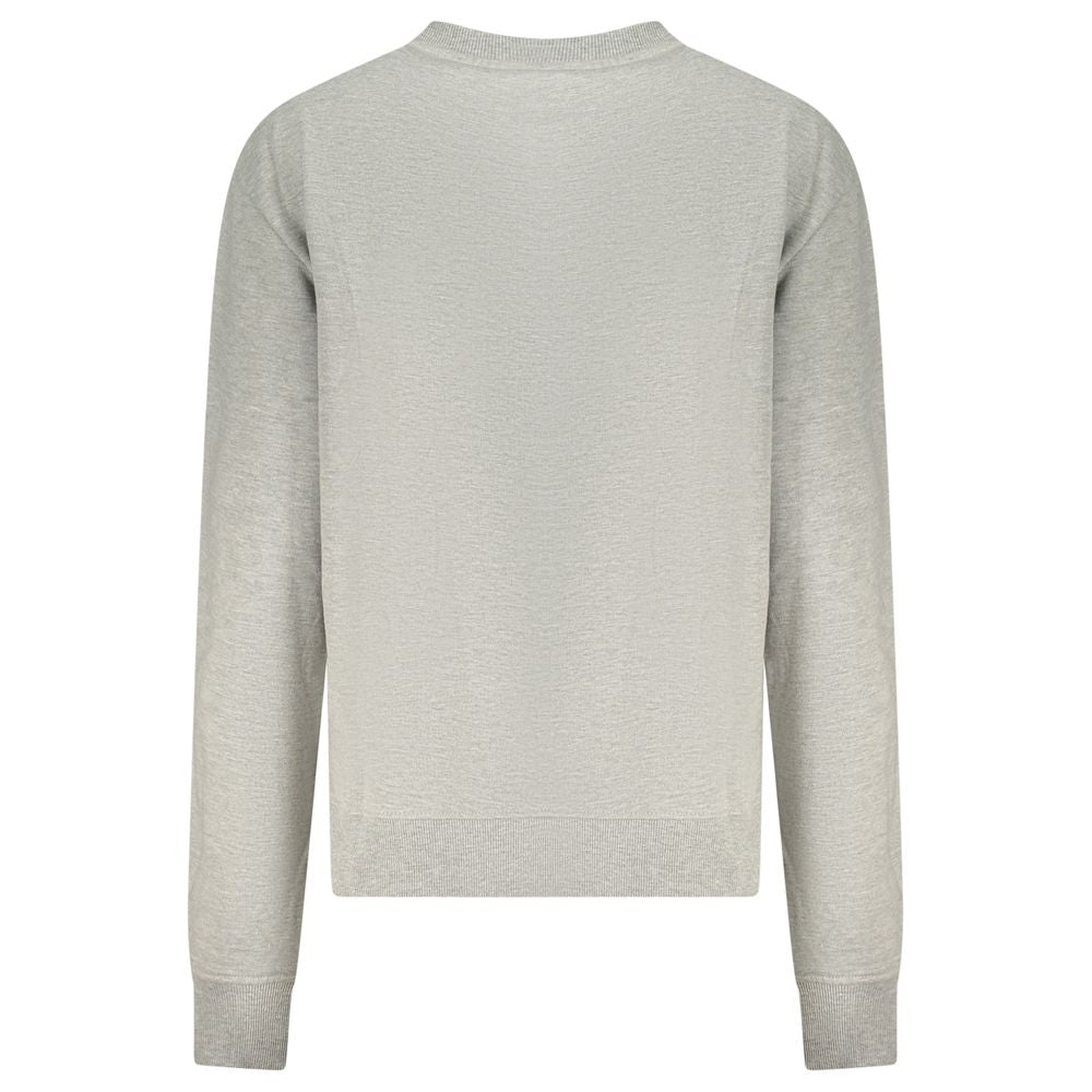 Grigio Cotton Women Sweatshirt