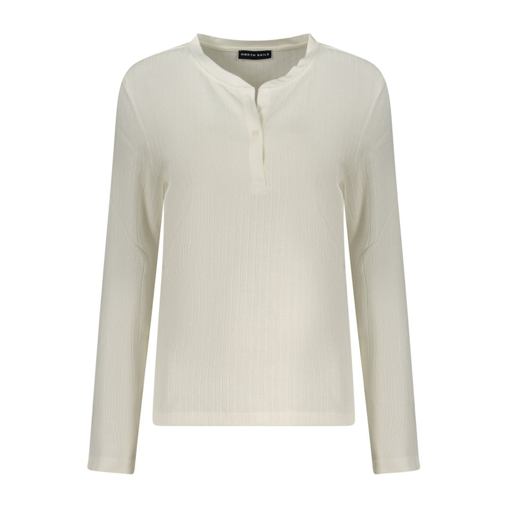 White Polyester Women's Sweater