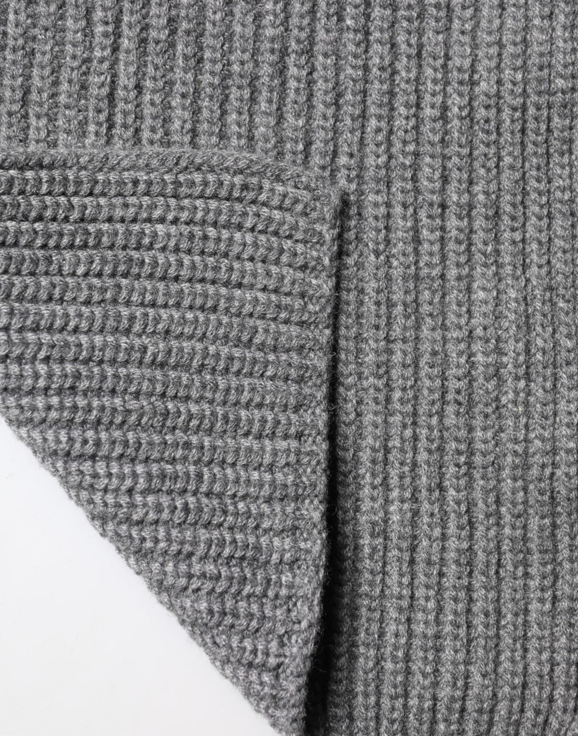 Gray Cashmere Knit Neck Wrap Shawl Scarf