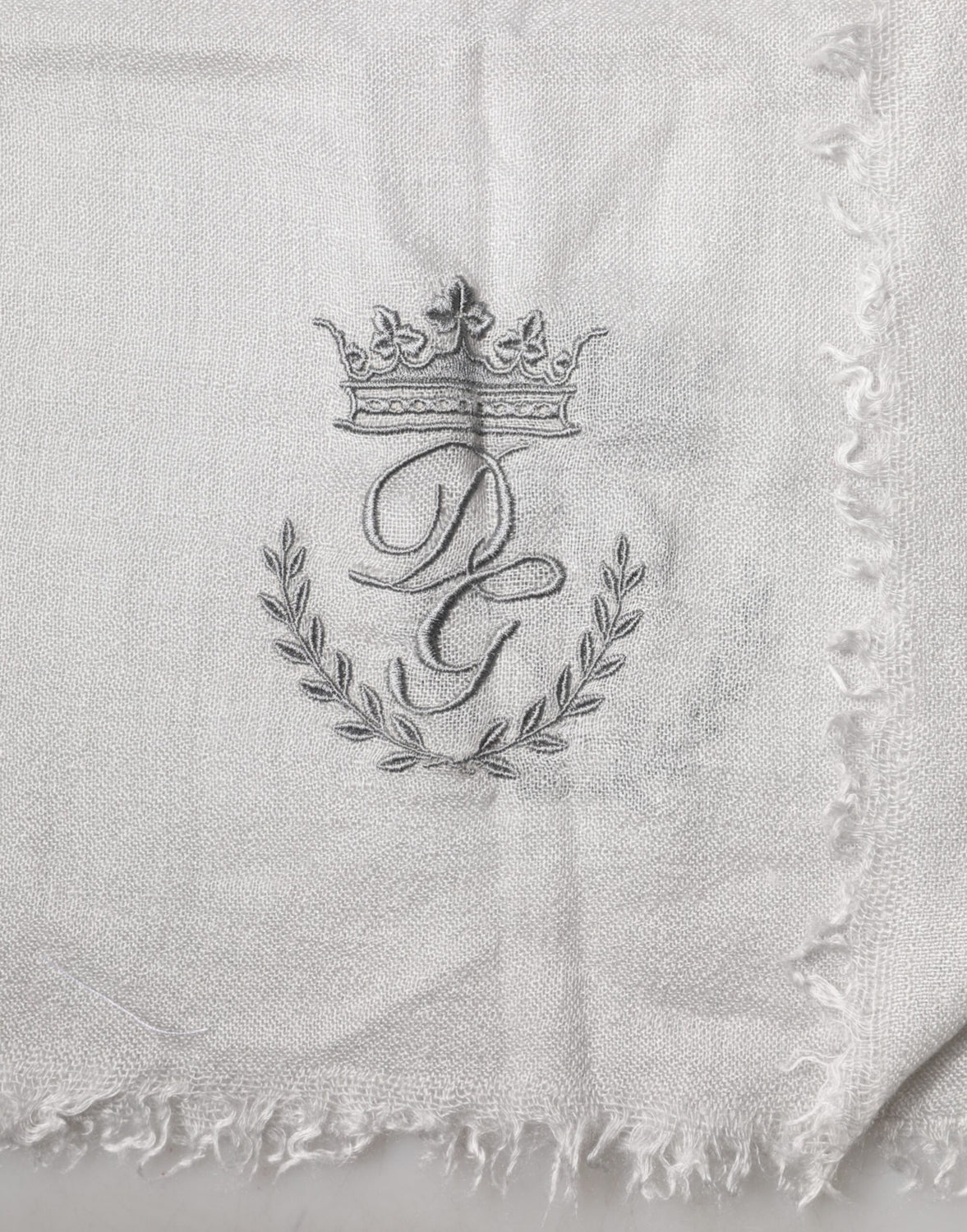 Gray Cashmere Knit Neck Wrap Shawl Scarf