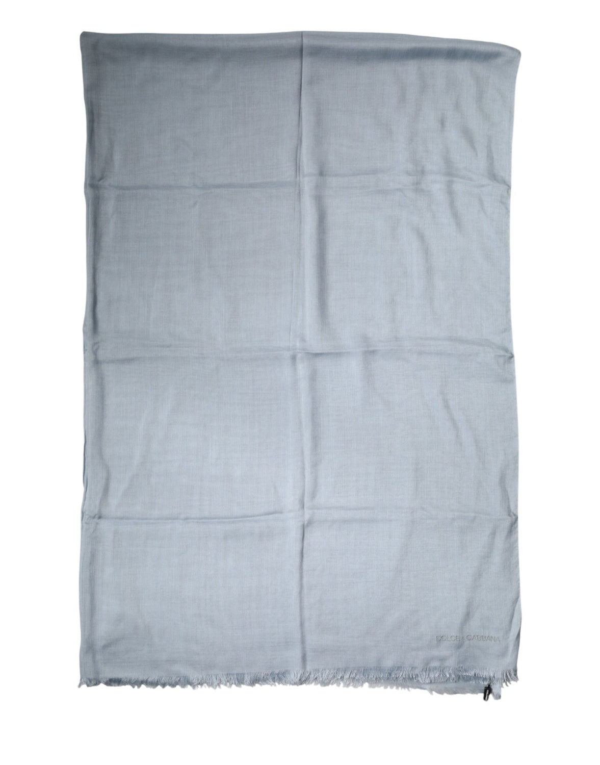 Light Blue Cashmere Knitted Shawl Scarf