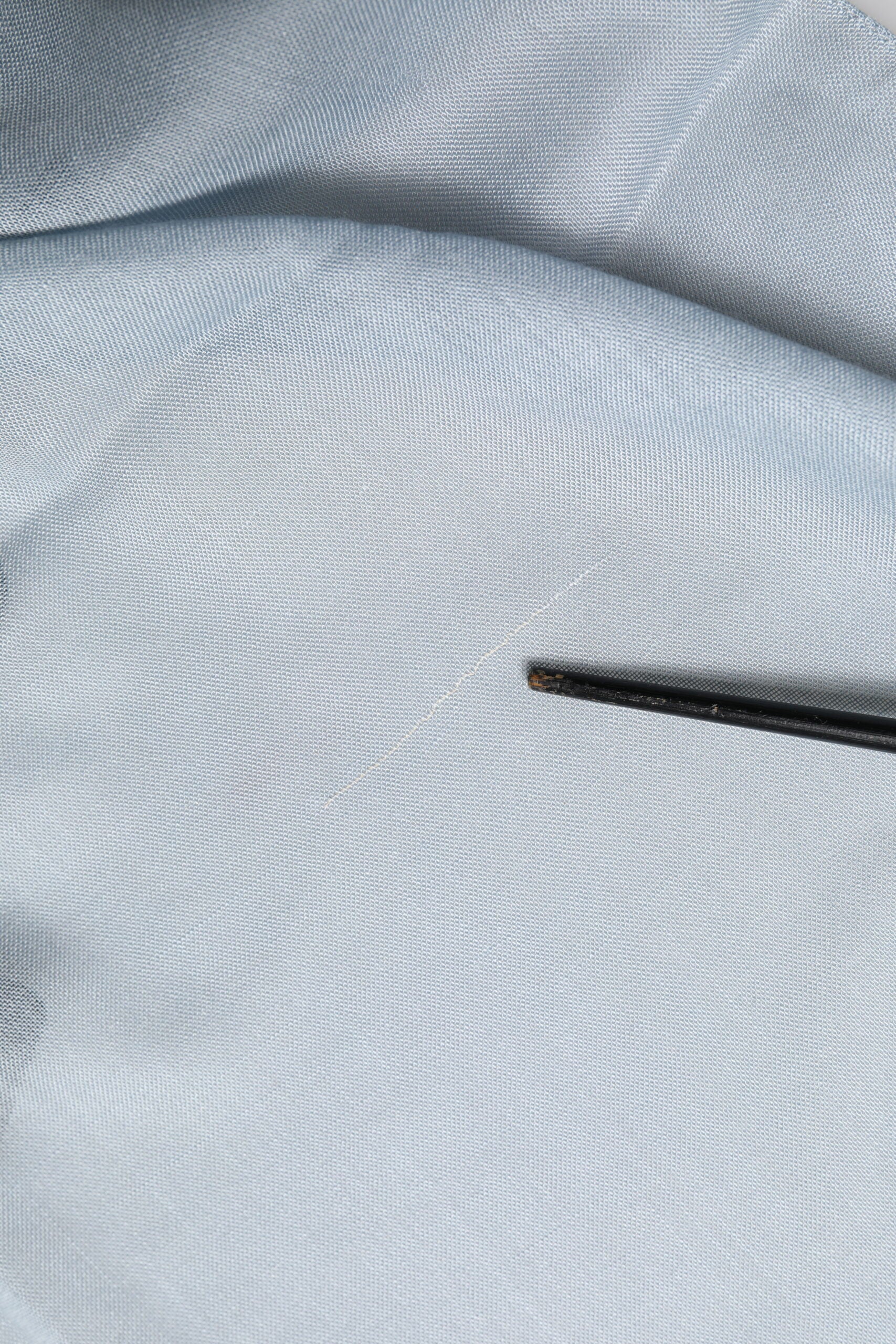 Light Blue Cashmere Knitted Shawl Scarf