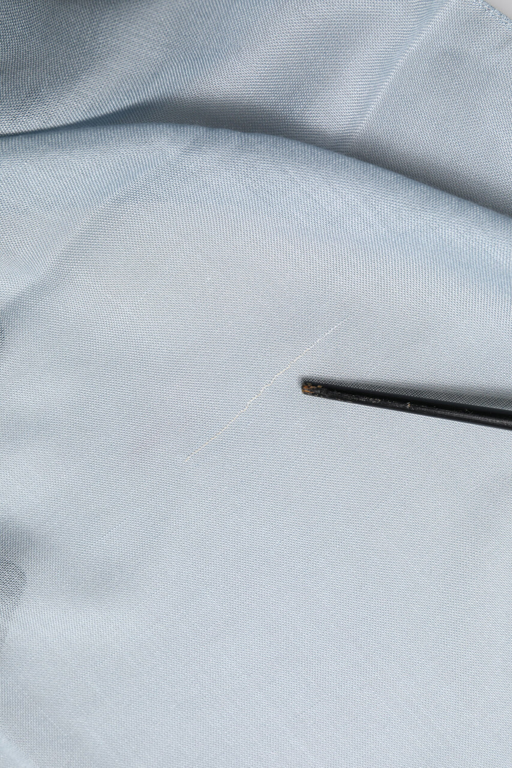 Light Blue Cashmere Knitted Shawl Scarf