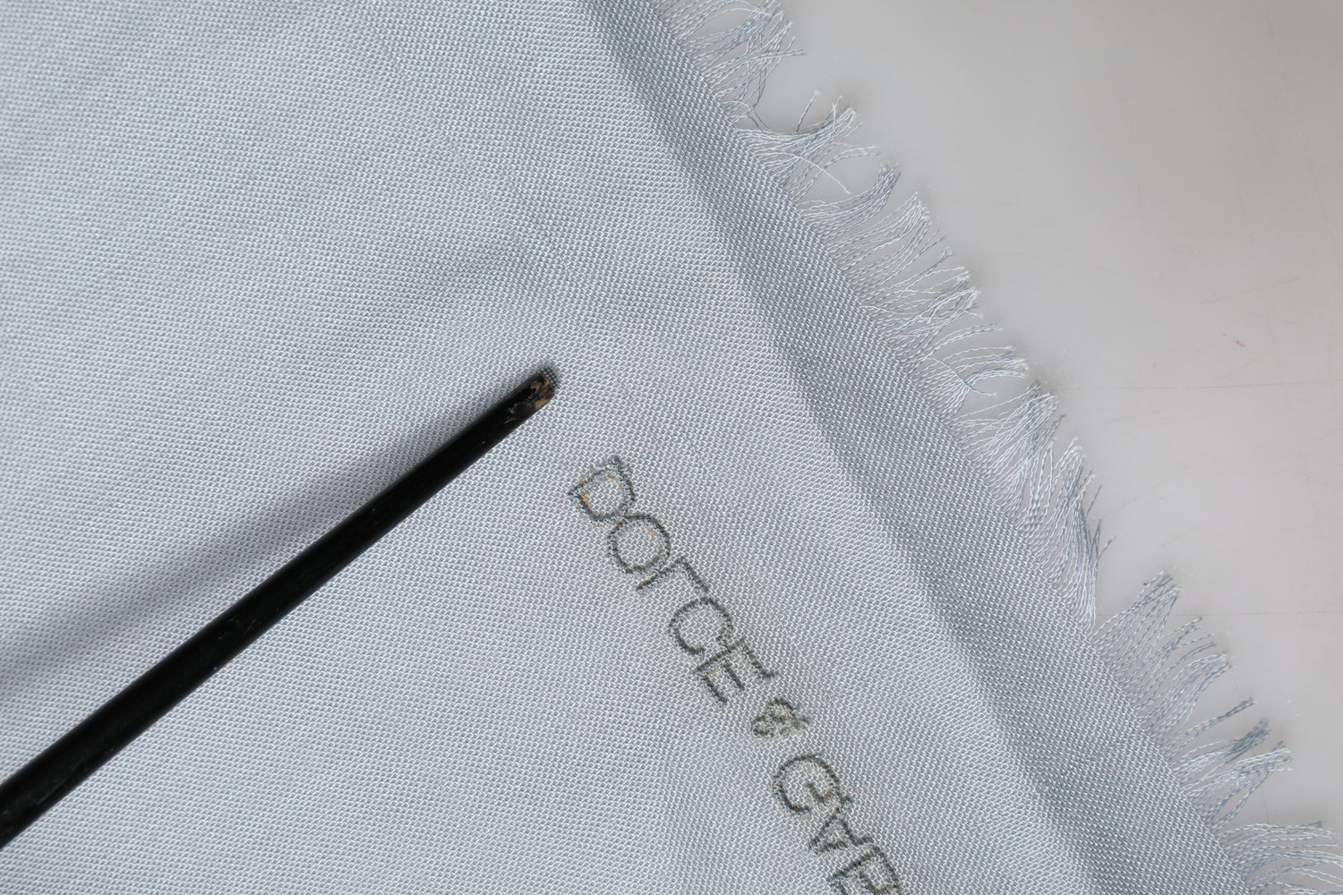 Light Blue Cashmere Knit Neck Wrap Scarf