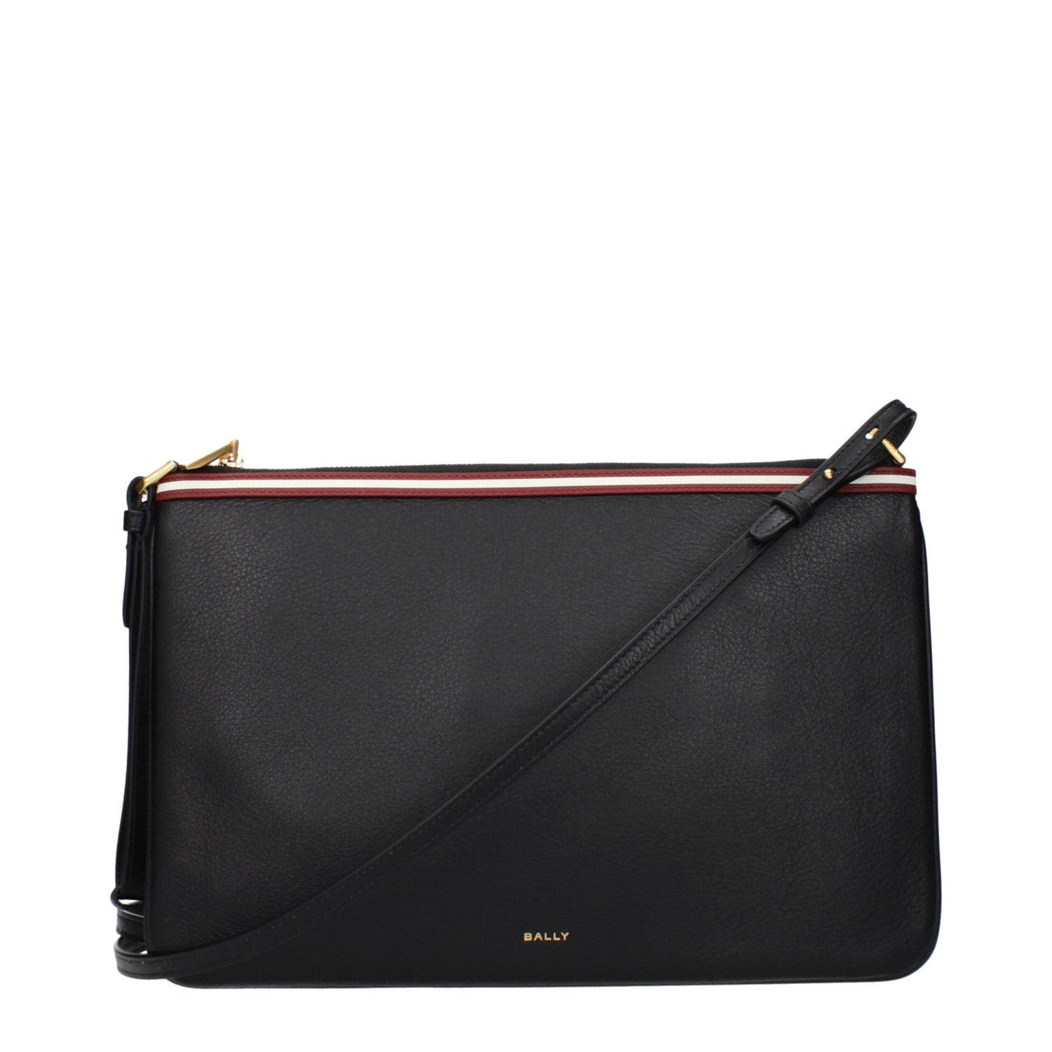 Black Leather Crossbody Bag