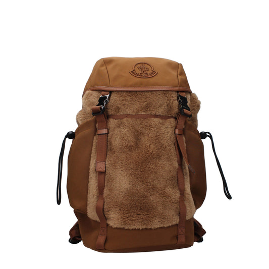 Brown Fabric Backpack