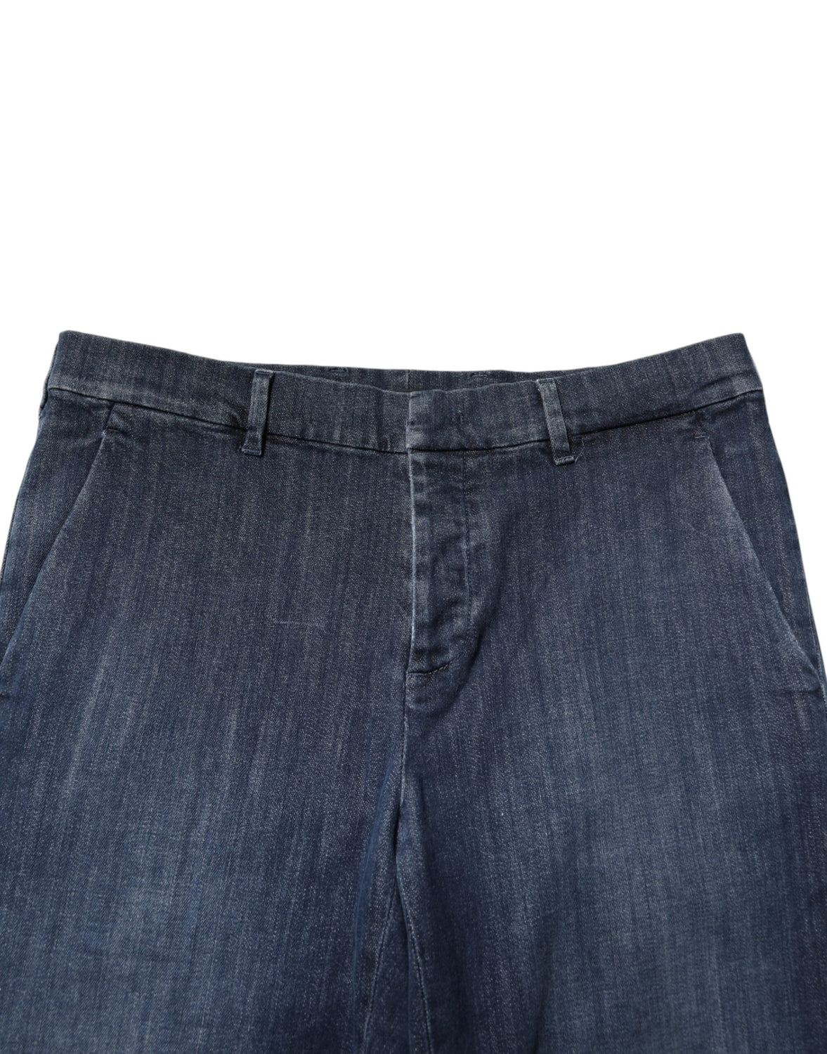 Dark Blue Mid Waist Skinny Fit Men Denim Trouser Jeans