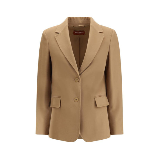 Beige Fleece Wool Coat