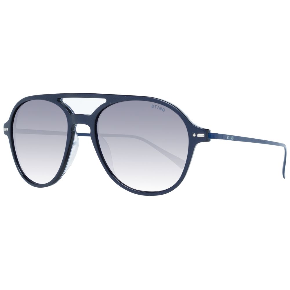 Blue Metal Sunglasses