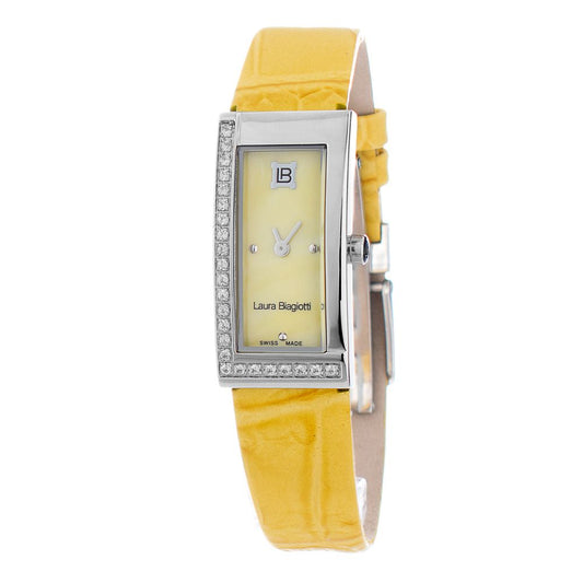 Bicolor Leather Dress Watch