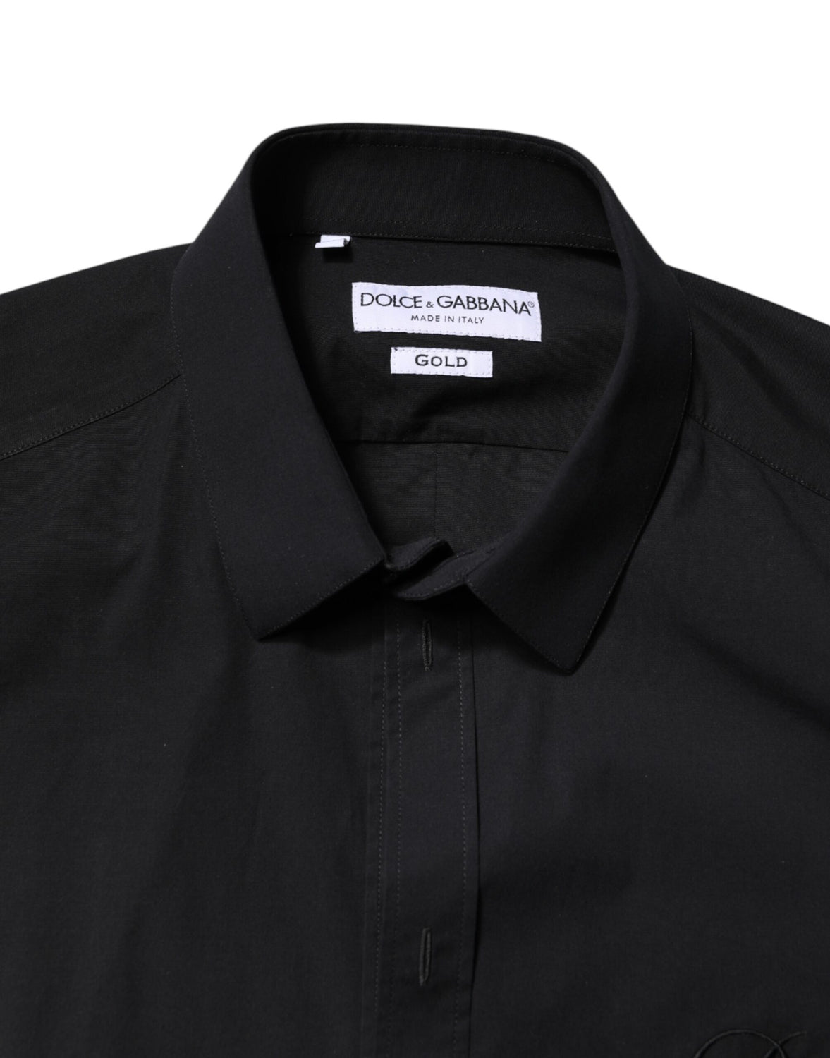 Black GOLD Cotton Men Dress Formal Shirt