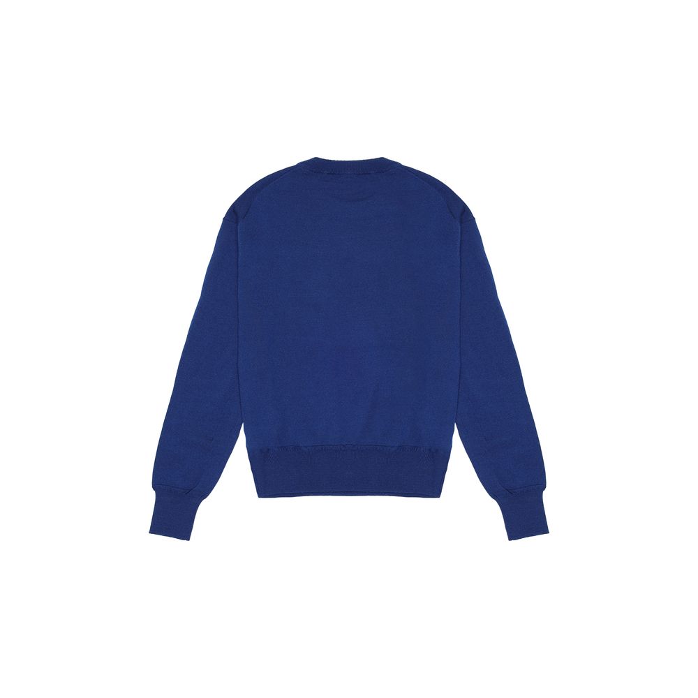 Blue Wool Sweatshirt