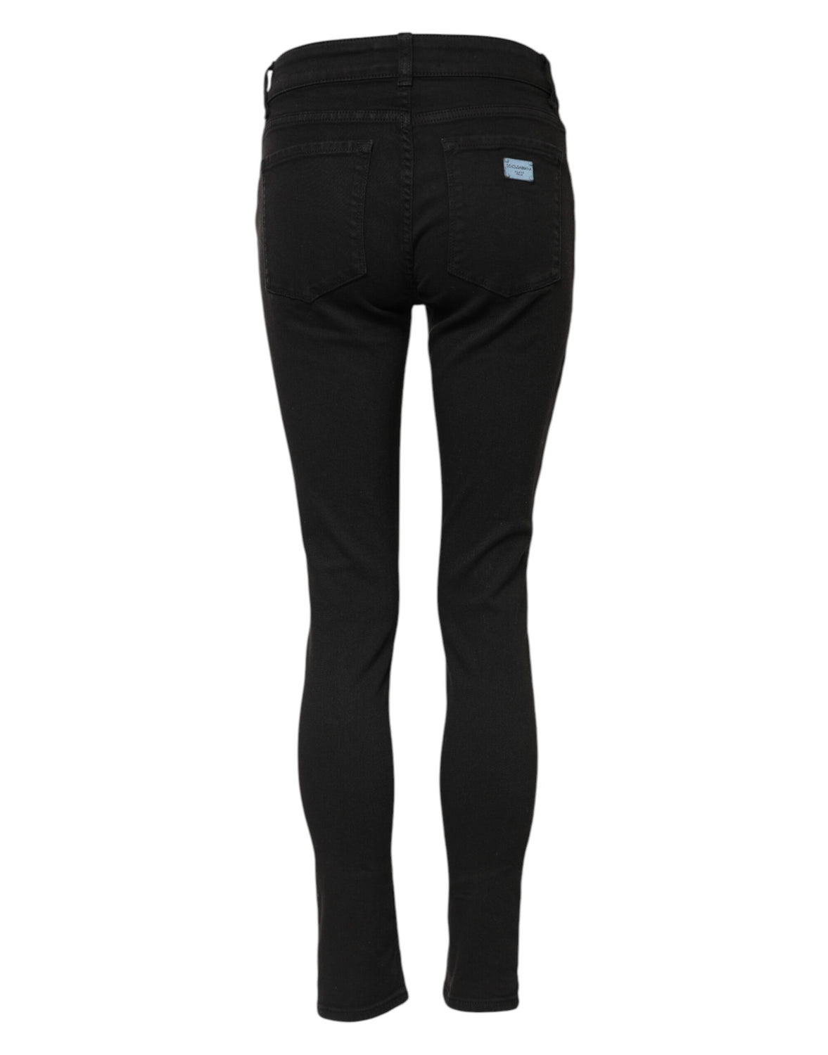 Black Cotton Skinny Denim Trouser Jeans