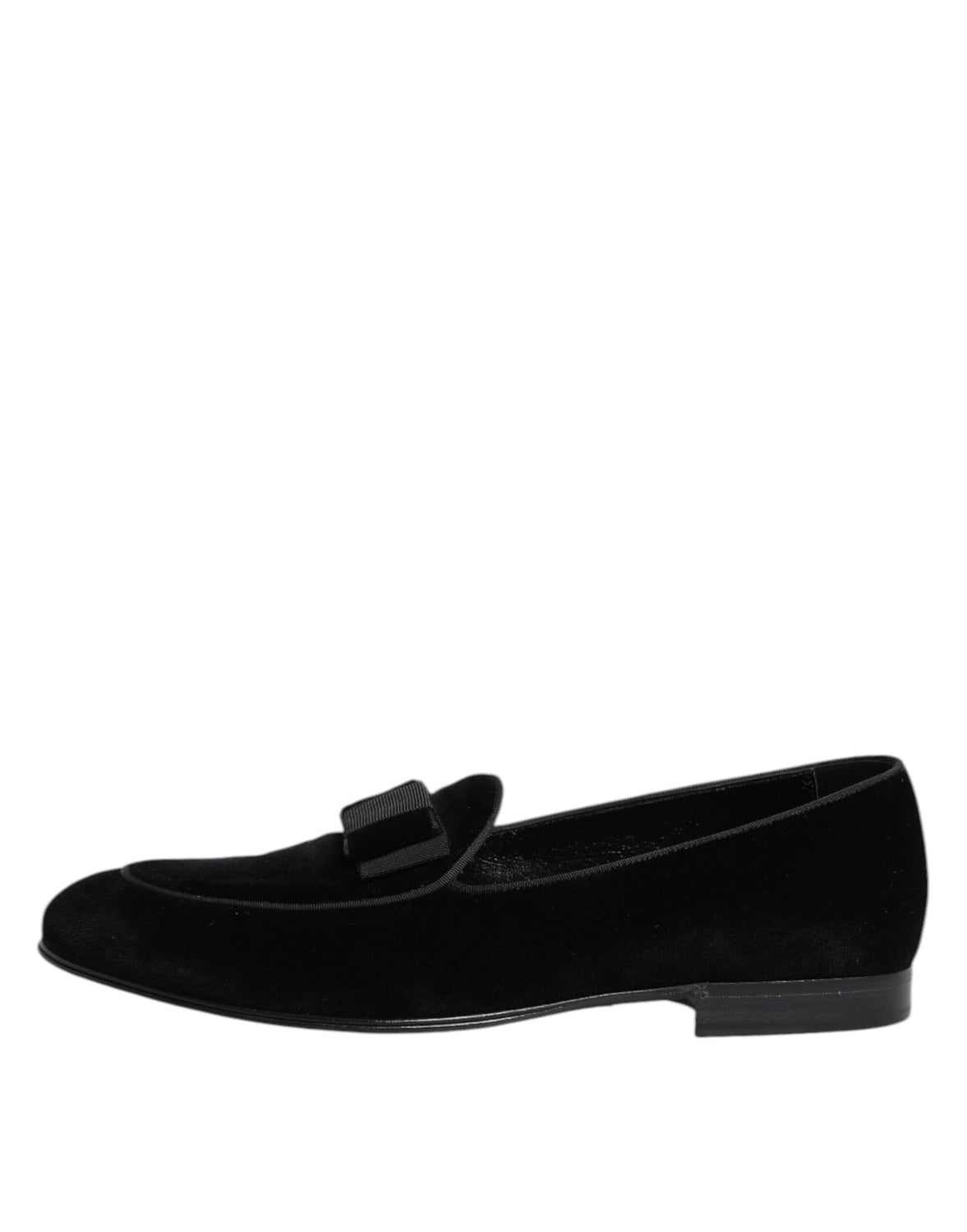 Black Velvet Slip On Loafers Formal Men Shoes