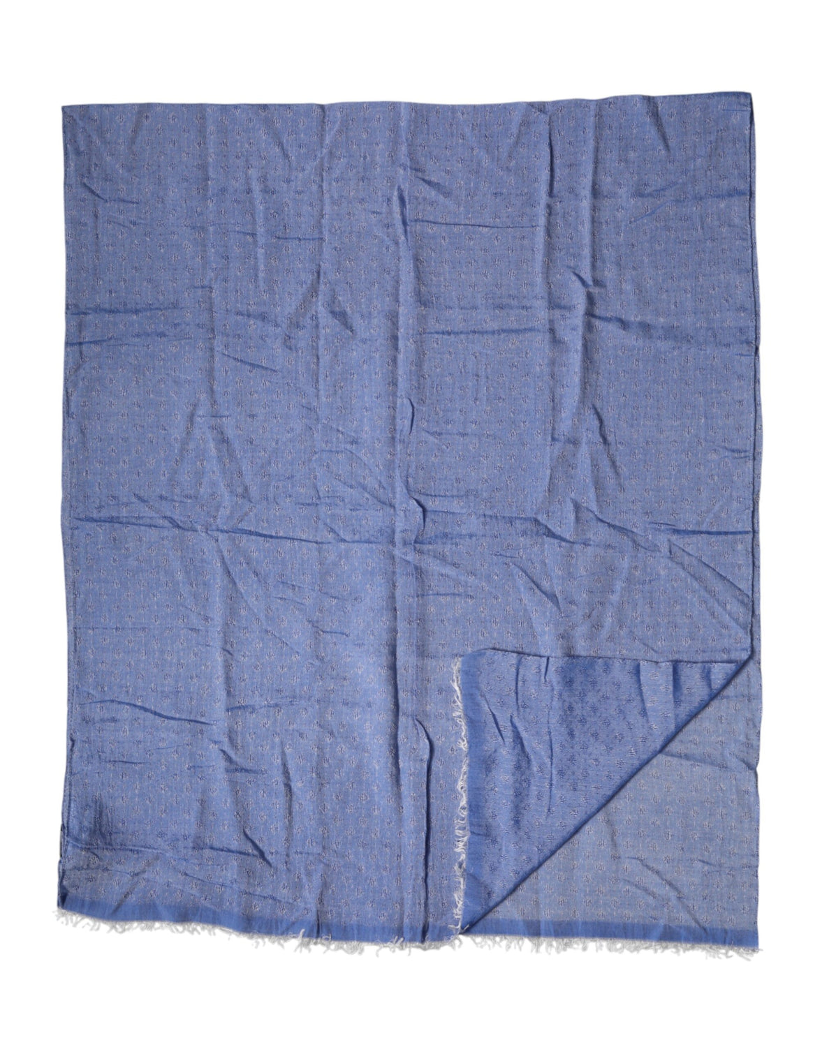 Blue Lace Stole Cotton Neck Wrap Shawl Scarf