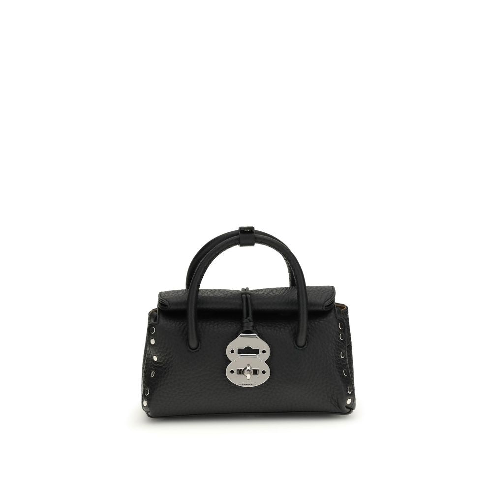 Black Calf Leather Bos Taurus Handbag