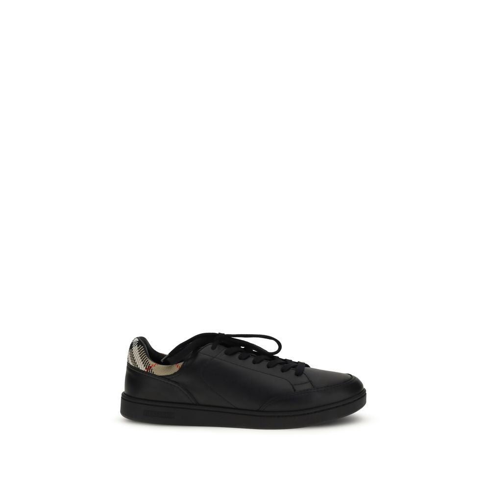 Black Calf Leather Bos Taurus Low Top Sneakers