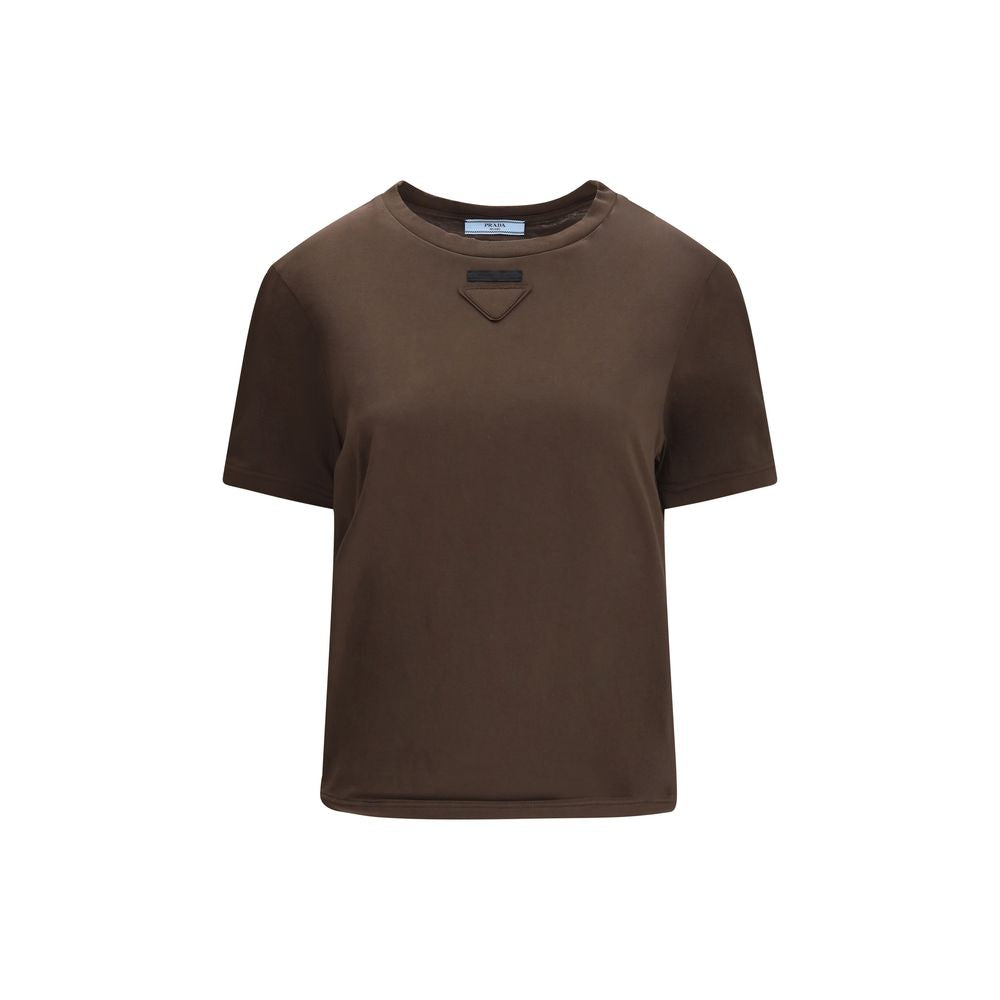 Brown Cotton T-Shirt