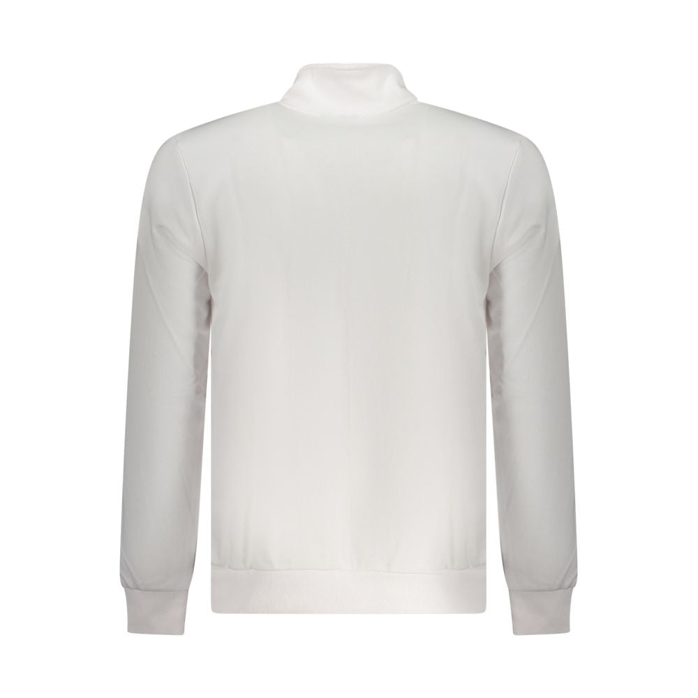 White Cotton Men Sweatshirt