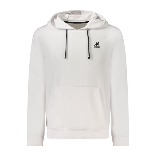 White Cotton Men's Hoodie